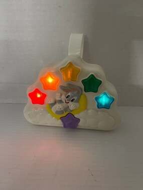 Vintage Tyco Baby Bugs Bunny Light-Up Musical Crib Soother